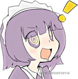 Telegram sticker 😋 ANIME GIRLS @animestickerchannel