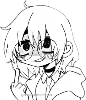 Video sticker 😒 ANIME GIRLS @animestickerchannel