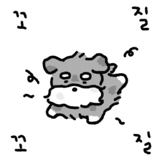 Video sticker 💬 화안났슈나우저 By @KakaoEmoticon