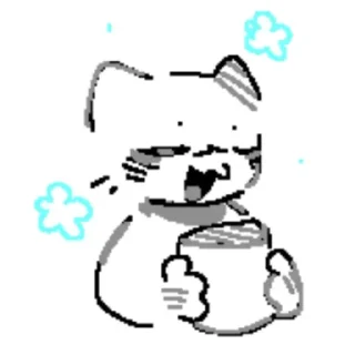 Телеграм стикер 💉 Kitty