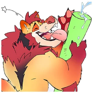 Telegram stiker 👅 SuperTuler (TairuPanda) Pack