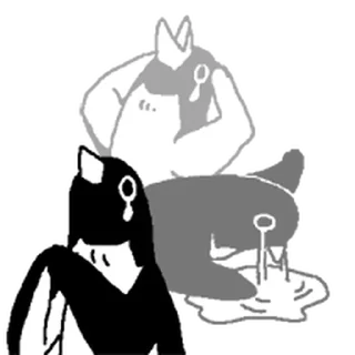 Telegram sticker ⭐ 아대리는 퇴근하고싶다 @moe_sticker_bot