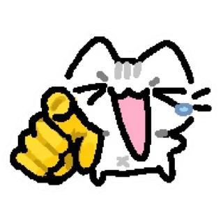 Telegram sticker 🫵 cr: basiilleaf