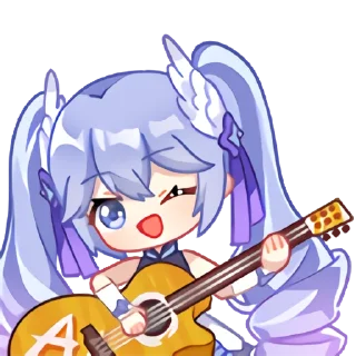 Telegram sticker 🎸 asoulxiangwan