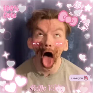 Telegram sticker 💗 Фасдопит Девственник