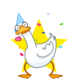 Telegram stiker 🥳 Funky Goose