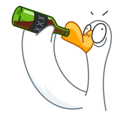 Telegram sticker 🥴 Funky Goose