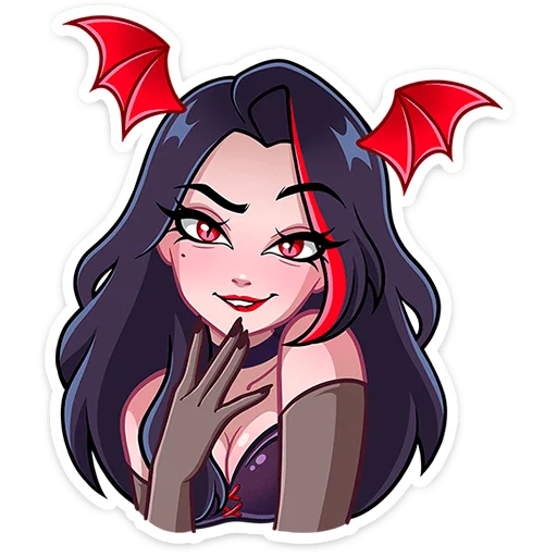 Telegram sticker 😏 Лилит 2 без текста @TgSticker