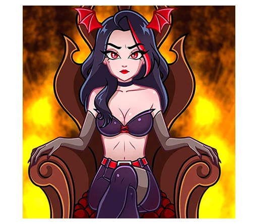 Telegram sticker 🤨 Лилит 2 без текста @TgSticker