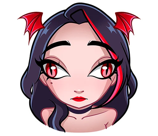 Sticker 😳 Лилит 2 без текста @TgSticker