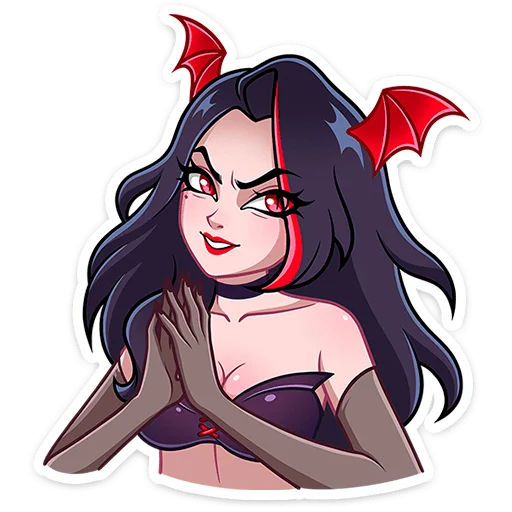 Telegram sticker 😈 Лилит 2 без текста @TgSticker