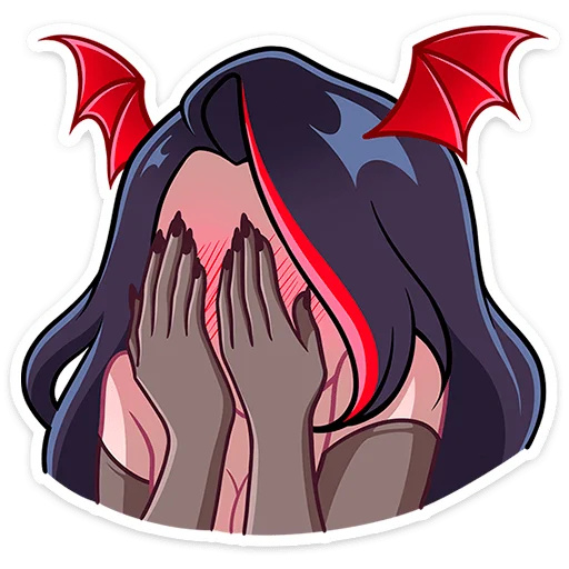 Telegram sticker 🫣 Лилит 2 без текста @TgSticker