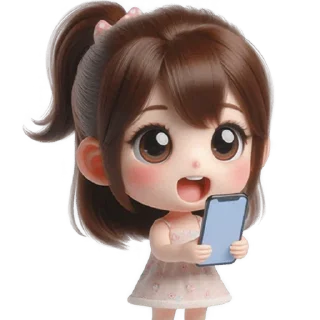 Telegram sticker 📱 Милая девочка @Nyasticks