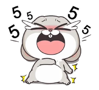 Video sticker 🤣 Miss Rabbit @Stickersey