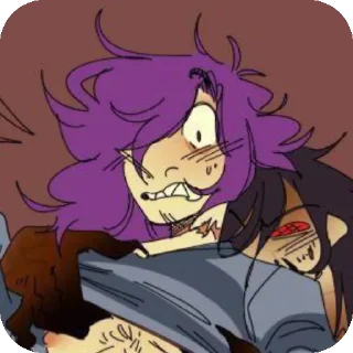 Video sticker 💜 фиолетики(≡^∇^≡)