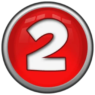 Video sticker 2️⃣ Red Numbers