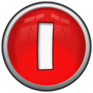 Video sticker 1️⃣ Red Numbers