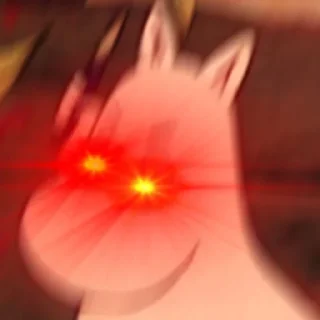 Telegram stiker 🔪 Moomin meme:D