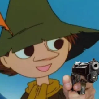 Sticker 😀 Moomin meme:D