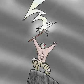 Телеграм стикер 🌟 Grave/digger