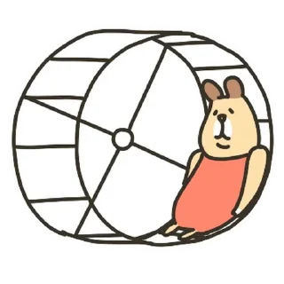 Sticker 💬 햄뿡이는 매일 뿡뿌루삥뽕 By @KakaoEmoticon