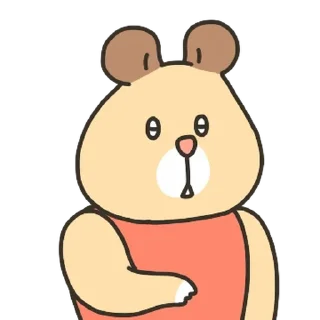 Telegram sticker 💬 햄뿡이는 매일 뿡뿌루삥뽕 By @KakaoEmoticon