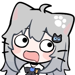 Sticker 😮 (@ShoutoEmoji) Nachoneko