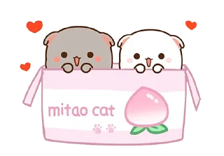 Video sticker 🍑 Peach and Goma by Vasim