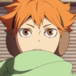 Sticker ☀️ Hinata shoyo @anime_stickersidn