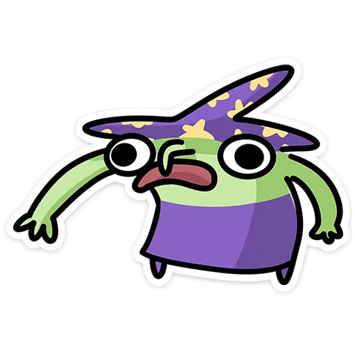 Telegram stiker 😮 Ведьма • @TgSticker