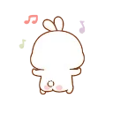 Sticker 🍑 𓄂C⃯ᴜᴛ͢ᴇ | @HANGSEED𖨘
