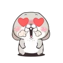 Telegram sticker ❤️ 𓄂C⃯ᴜᴛ͢ᴇ | @HANGSEED𖨘