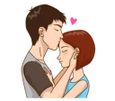 Video sticker 💑 Romantic Couple In Love
