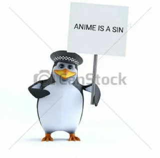 Telegram sticker ✝ No Anime