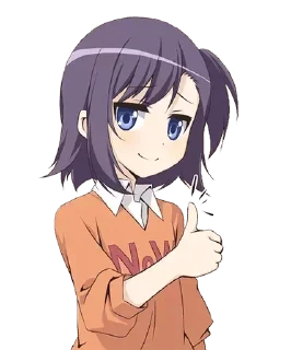 Телеграм стикер 👍 Anime Reaction :: @otakubuddies_chat