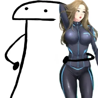 Telegram sticker 😏 My harem @ecchistickers