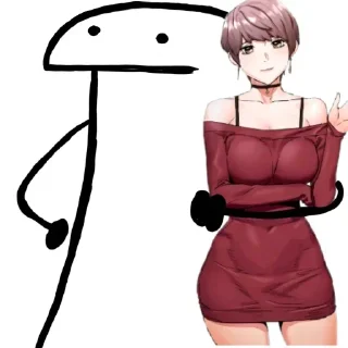 Telegram sticker ✌ My harem @ecchistickers