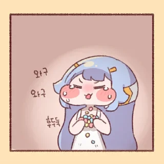 Video sticker 🍬 라스트 오리진 만화 극장콘 2