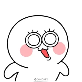 Telegram sticker 😳 Donggeuri- @MochaStickers