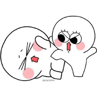 Telegram sticker 😠 Donggeuri- @MochaStickers