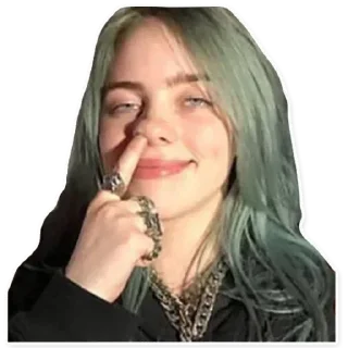 Telegram sticker ❇️ ?Billie Eilish