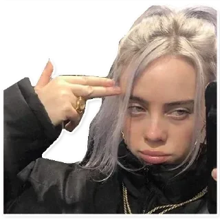 Telegram sticker ❇️ ?Billie Eilish