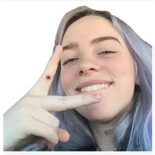 Telegram sticker ❇️ ?Billie Eilish