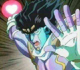 Telegram sticker ❤️ Jojo kkk