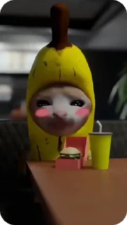 Telegram sticker 😊 Banana Cat :: @fStikBot