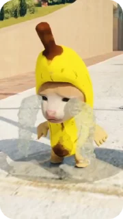 Telegram sticker 😭 Banana Cat :: @fStikBot