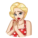 Телеграм стикер 🙏 Cutie Madeline