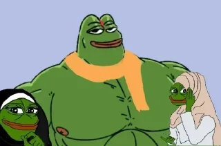 Video sticker 🧕 @kanishk_memer bhagwa pepe frog pack