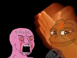 Telegram sticker ✋ @kanishk_memer bhagwa pepe frog pack