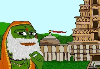 Video sticker 🛕 @kanishk_memer bhagwa pepe frog pack